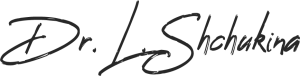 Dr. L. Shchukina Signature