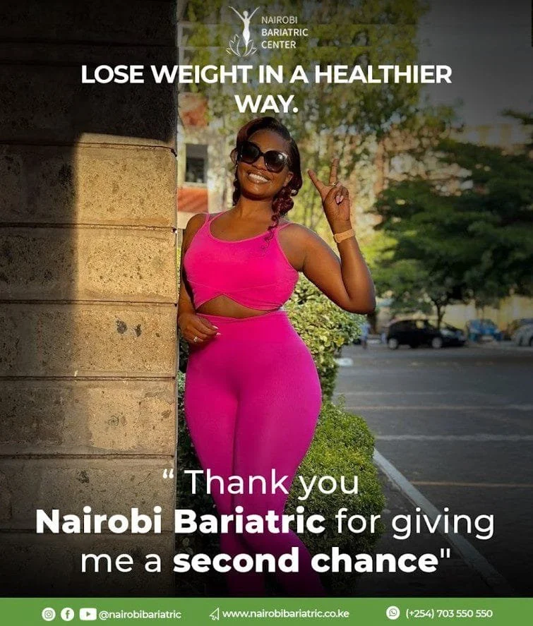 Maureen Waititu 22 kg weight loss result photo