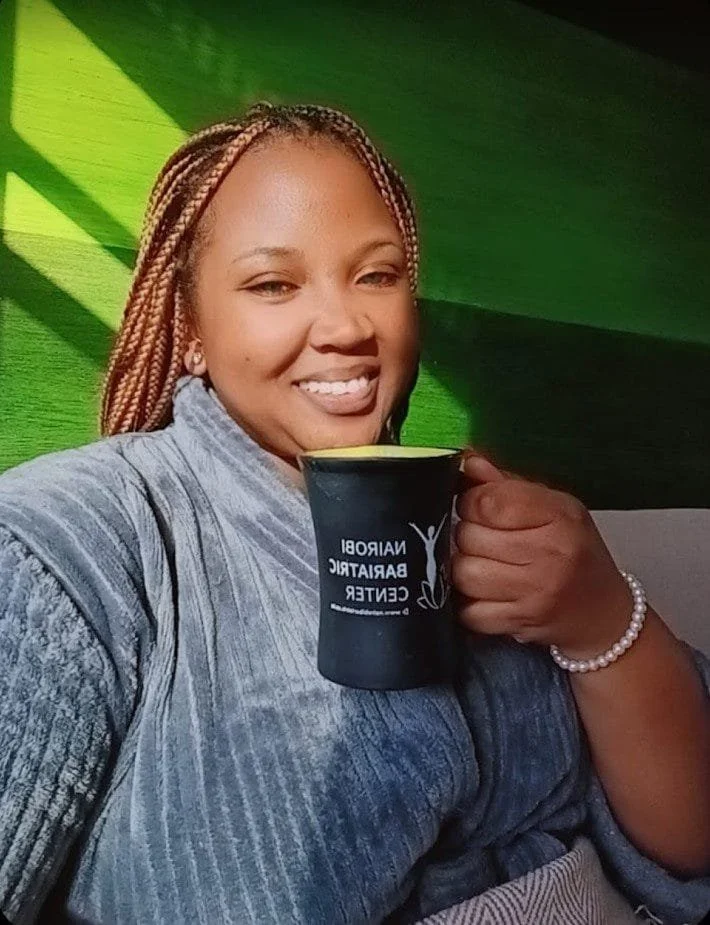Tracy Nduati progress check-up photo