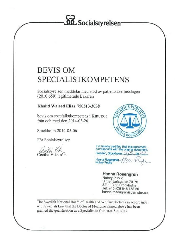 Official Medical Practice License