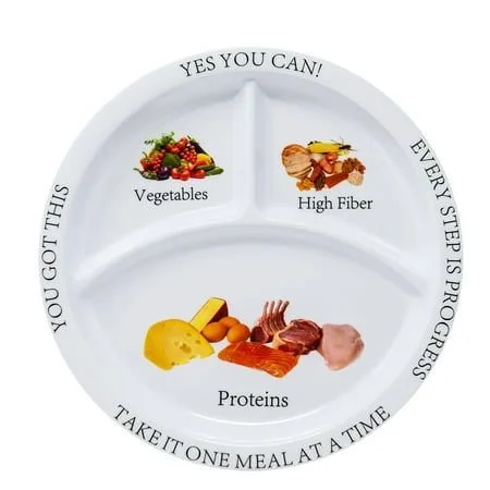 The Bariatric Plate: Portion guide for healthy post-bariatric meals